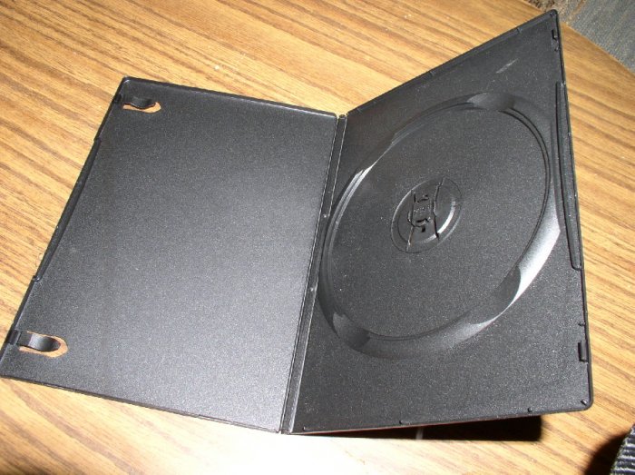 50 NEW SLIM 7MM SINGLE DVD CASE, BLACK - PSD14