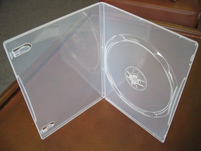 50 NEW SINGLE SUPER SLIM 7mm CLEAR DVD CASES - PSD17