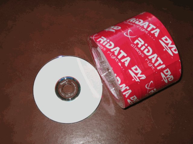 50 PK RITEK/RIDATA DRD-47-8X-RDIW50 8X DVD-R 4.7GB