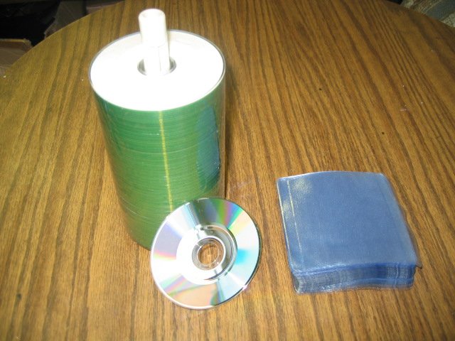 100 PRODISC MINI CDRs, WHITE INKJET PRINTABLE, 32X W/SLEEVES - 22R32SWIH100B/JS28