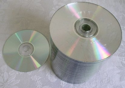 100 RITEK CDRs CD-R SILVER / SILVER 48X GRADE A