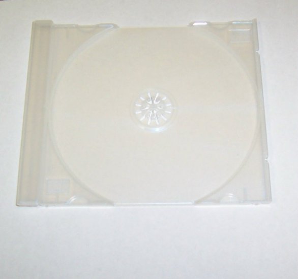 100 SINGLE CD TRAYS - OPAL