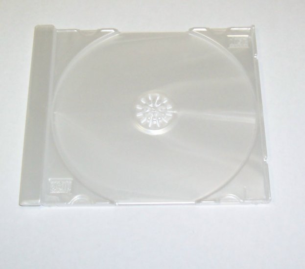 100 SINGLE CD TRAYS - PEARL