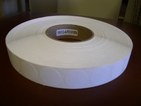 1,000 PAPER DOTS W/ADHESIVE BACKING - BL1