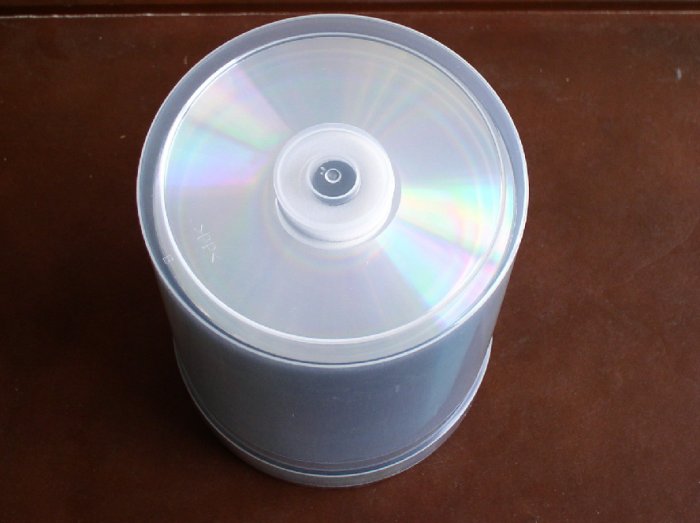 100 TAIYO YUDEN CD-R, SILVER/BLUE, 80 min, 700MB, 52X