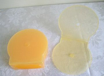 100 ORANGE CLAMSHELL CASES - JS103
