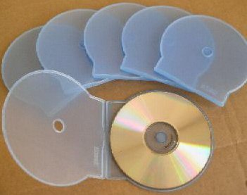 100 BLUE CLAMSHELL CASES - JS104