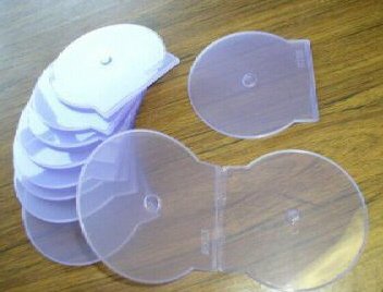 100 PURPLE CLAMSHELL CASES - JS105