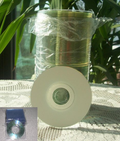 100 LDBPRO MINI CD-R WHITE INKJET PRINTABLE JS402 JS28