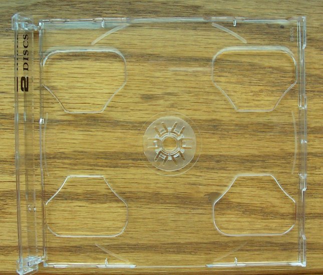 Jewel Case Trays - Turn Single CD Case Into Double CD Case! Set of 100 Trays