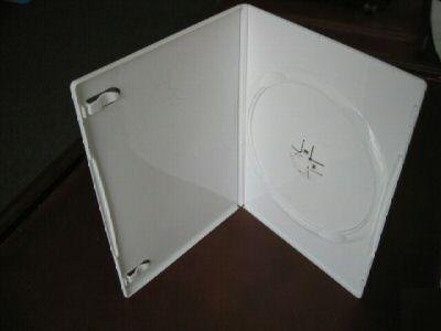 1000 NEW SLIM 7MM SINGLE DVD CASES, WHITE PSD16