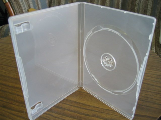 1000 NEW CLEAR SINGLE DVD CASES W/M-LOCK - PSD23M