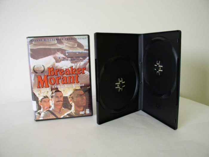 1000 DOUBLE DVD CASES, NO LOGO, BLACK - PSD32