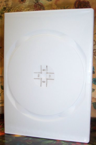 500 SLIM QUAD DVD CASES, WHITE - PSD76