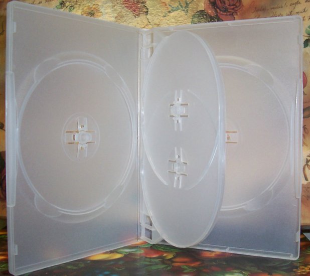 500 SLIM QUAD DVD CASES, CLEAR - PSD77