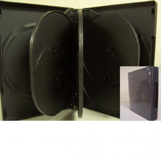 240 MULTI 8 DVD CASE, BLACK - SF003