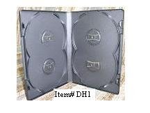 500 OVERLAP QUAD DVD CASES - DH1 - Each Case Holds 4 Discs!