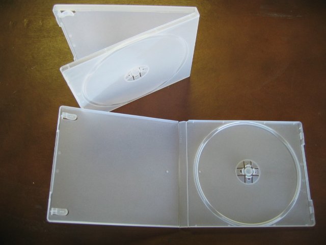 100 SINGLE CD POLY CASE W/SLEEVE, FROSTYCLEAR - PSC12FC