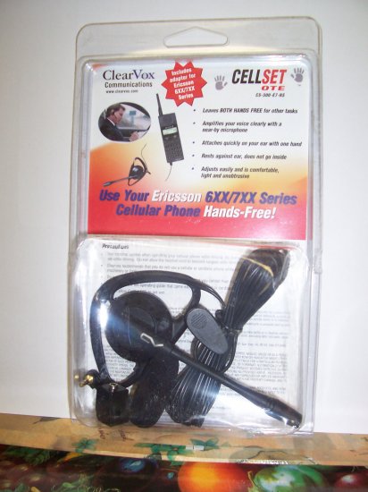 Cell Phone Hands Free Earset - BRAND NEW CS-300-E7-RS