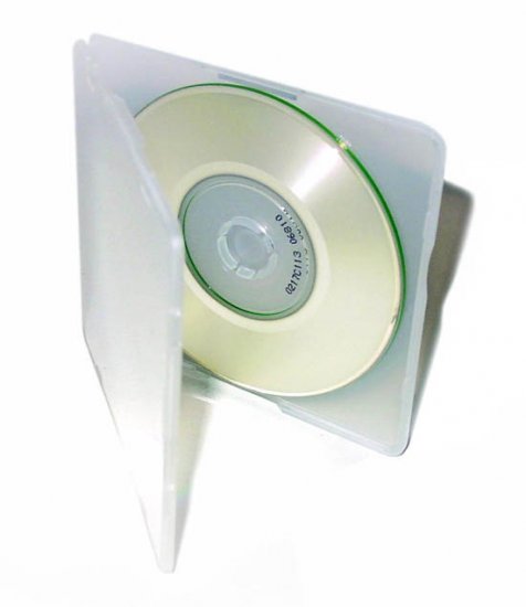 1200 MINI CD/DVD POLY CASES - Clear - SF16
