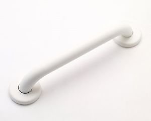 Safety Grab Bar Wall Mount Concealed Screw White 18", 24" x 30" x 1"