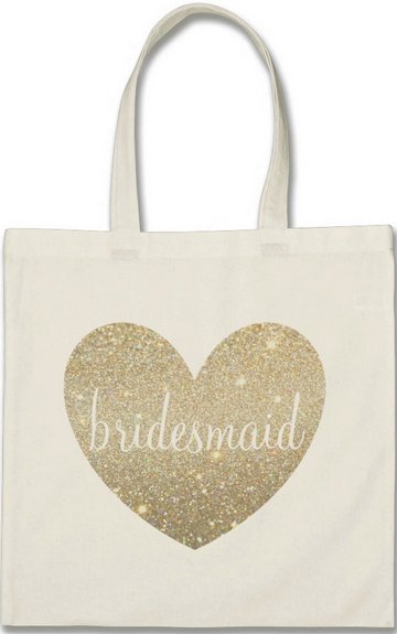 Tote Bag - Heart Fab Bridesmaid (Qty 1)