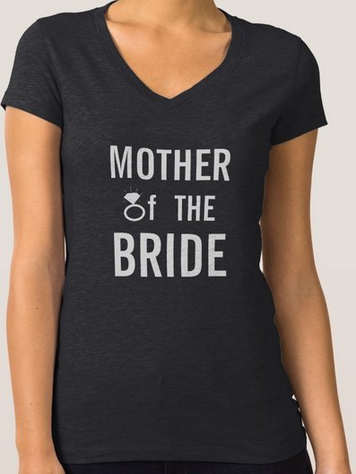 T-Shirt - Mother of the Bride Ring Bling