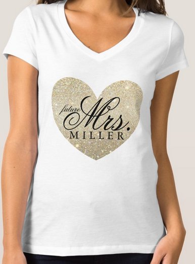 T-Shirt - Heart Fab future Mrs.