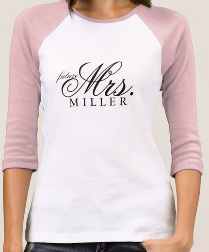 T-Shirt - Fab future Mrs. Shirt 3/4