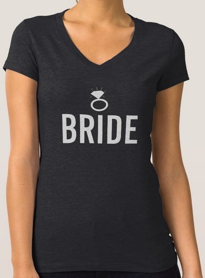 T-Shirt - Bride's Ring Bling