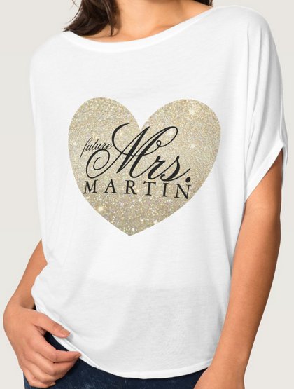 T-Shirt - Original Heart Fab future Mrs. Shirt