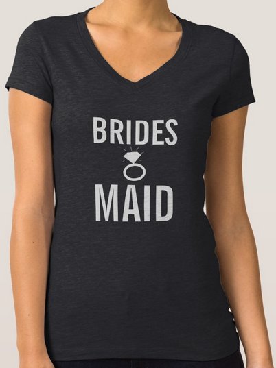 T-Shirt - Bridesmaid's Ring Bling