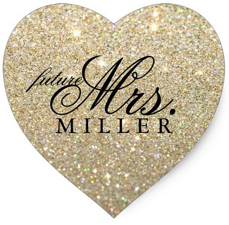 Stickers - Gold Heart Fab (Qty 20)
