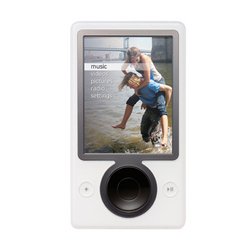 Microsoft 30 GB Mp3 Music/Video Player White