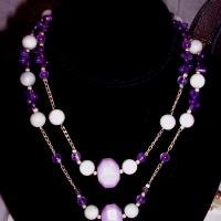 Lavander Dreams - Designer Handcrafted Necklace
