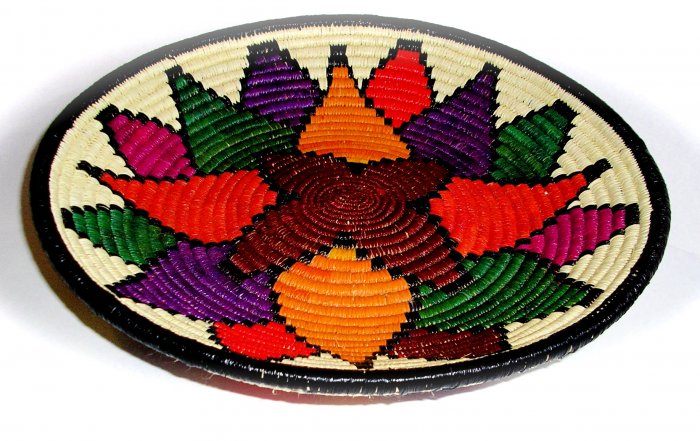 Wounaan & Embera Indian Woven Plate