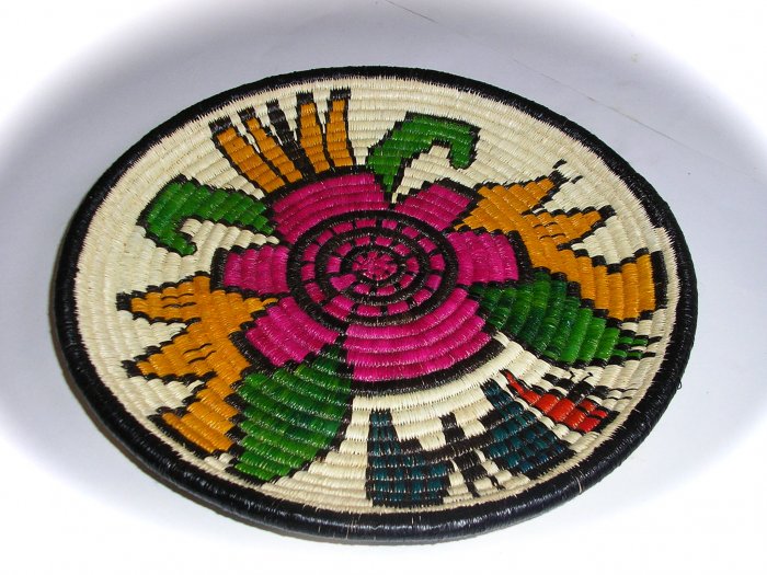 Wounaan & Embera Indian Woven Plate