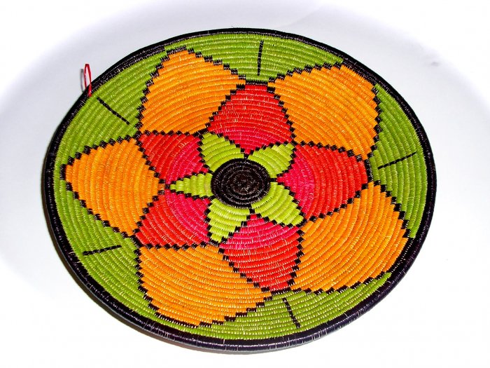 Wounaan & Embera Indian Woven Plate
