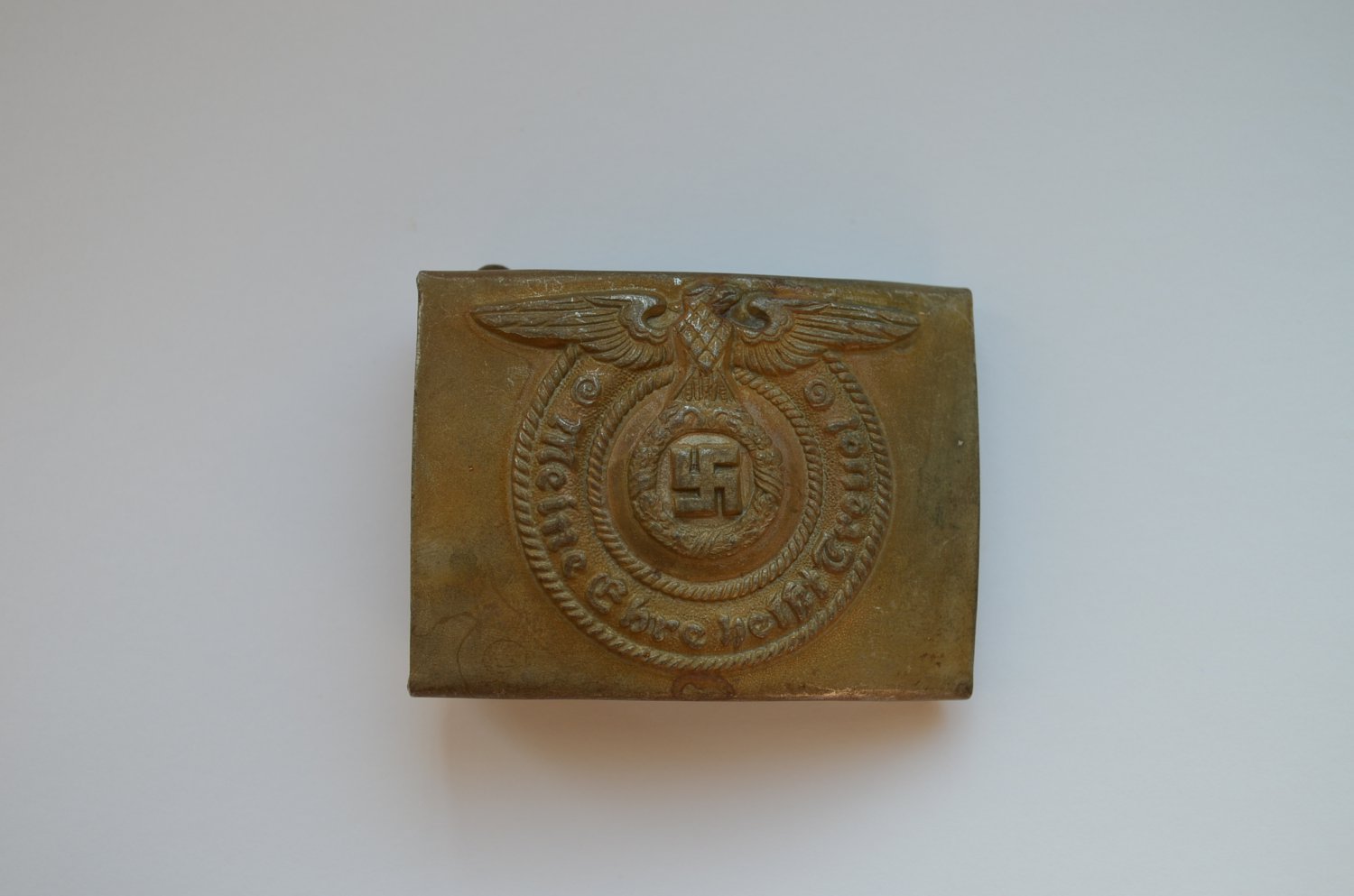 WWII THE GERMAN BUCKLE WAFFEN SS STEEL