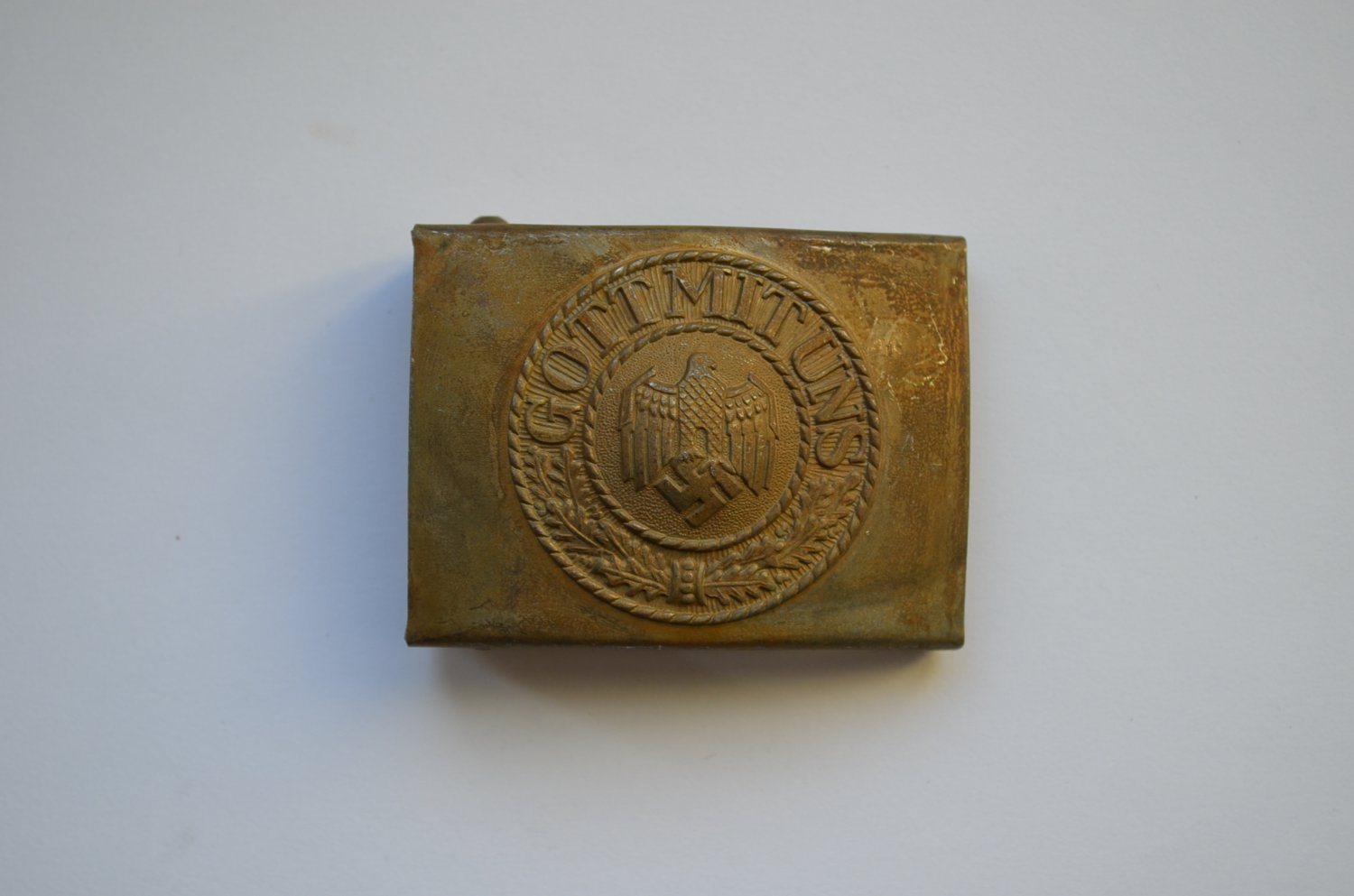 WWII THE GERMAN BUCKLE WEHRMACHT STEEL