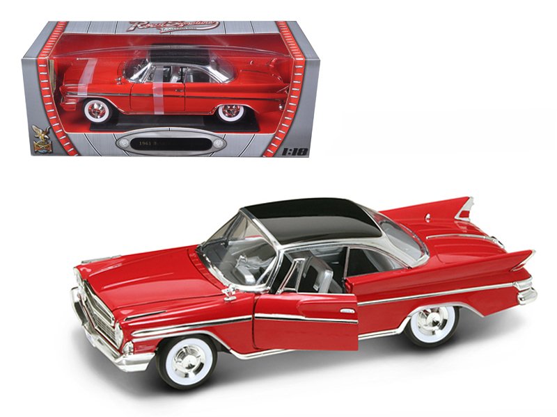 1961 Desoto Adventurer Red 1/18 Diecast Car Model by Road Signature