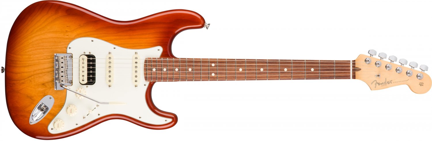 Fender American Professional Stratocaster HSS Shawbucker Sienna Sunburst Finish OPEN BOX,