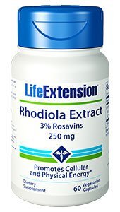 Life Extension Rhodiola Extract 60 Veg Capsules