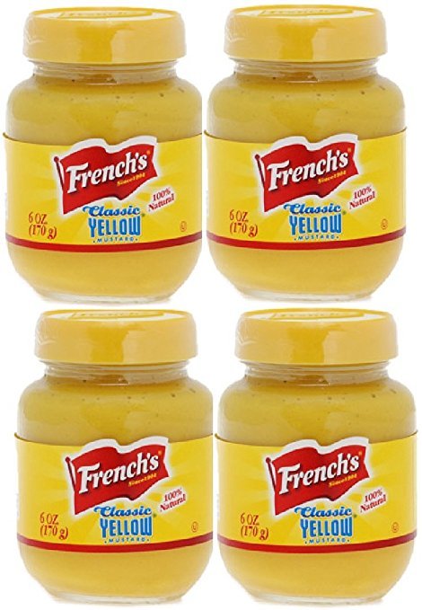 French's Classic Yellow Mustard - 6 oz - (Pack of 4)