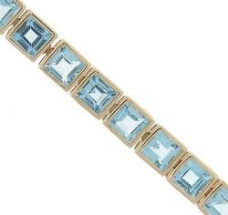 9.50 cttw Blue Topaz Bracelet