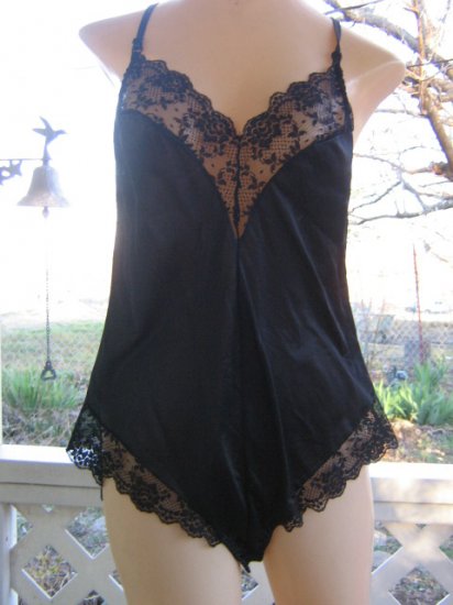 ~ Vintage black Onesie Teddie ~ Sexy Lace ~