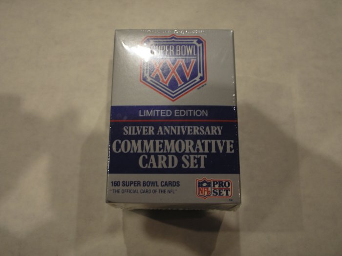 1990 Pro Set Super Bowl XXV Silver Anniversary Set