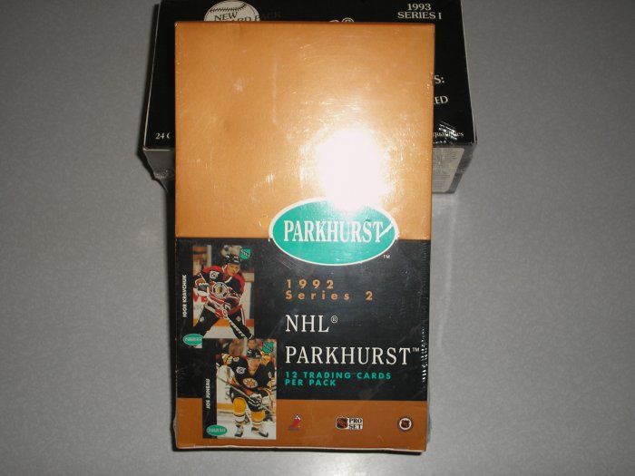 1992 Parkhurst Hockey Series 2 Unopened Box