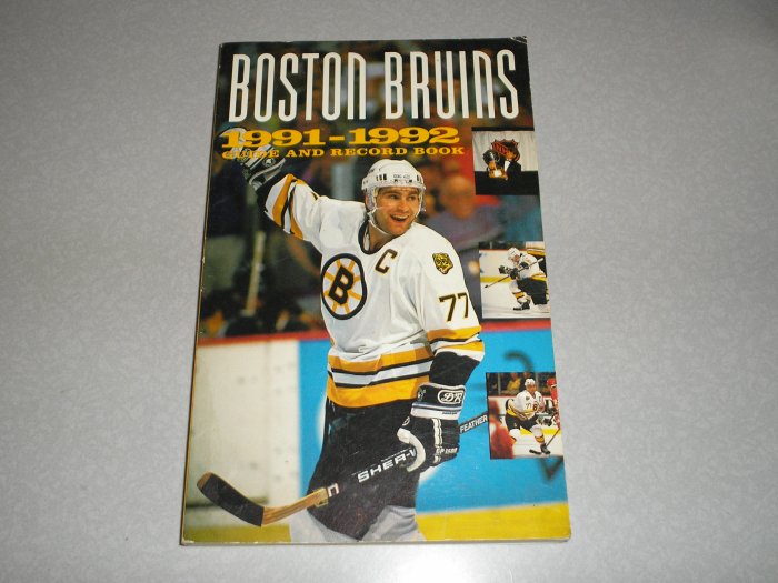 1991-92 Bruins Guide and Record Book
