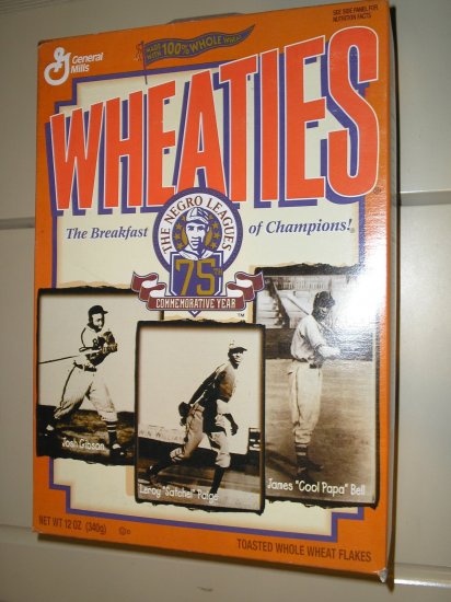 1996 Negro League 75th Anniversary Wheaties Box